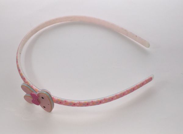 Patterned headband with bunny shape