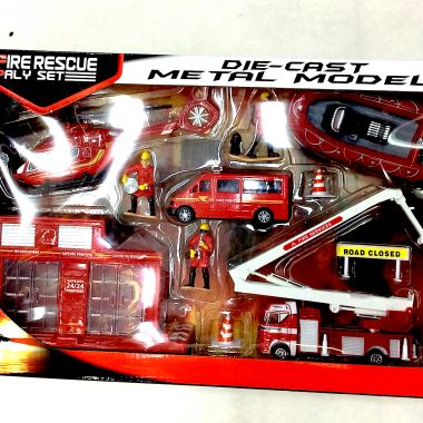 Fire rescue play set