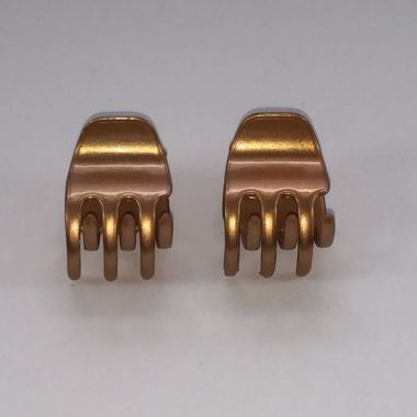 Middle size Metallic Double hair clips 6020 - S - A509
