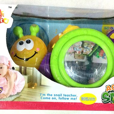 Active snail baby toy