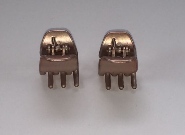 Metallic Double hair clips 6020 - S - A509